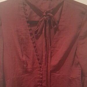 American Threads Burgundy Dress